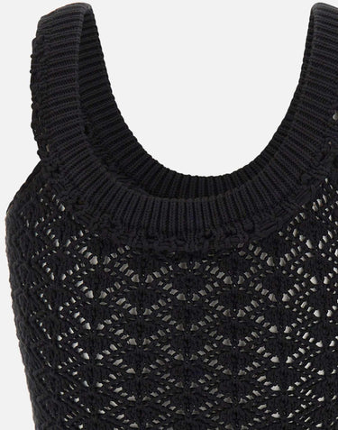 Top crochet 2M692A N0990 BLUMARINE 