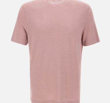 T-shirt in lino TSMC JERLINU411 FILIPPO DE LAURENTIIS 