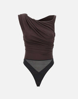 Body in jersey con spalla gioiello BO01361E2 EV9 ELISABETTA FRANCHI 