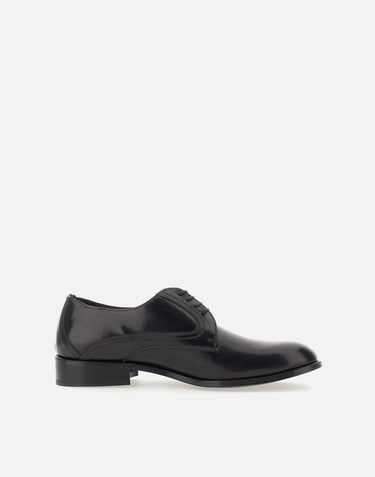 Stringate  "CL21" in pelle spazzolata CL21489 NERO DUCA DEGLI ABRUZZI 