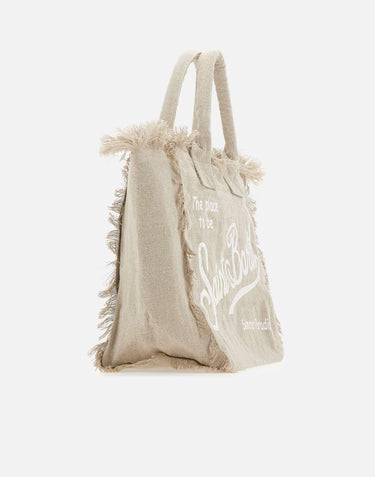 Borsa a mano "Vanity Linen" VANI022 01139L MC2 SAINT BARTH 