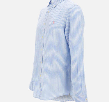 Camicia in lino a righe 710B15594 005 POLO RALPH LAUREN 