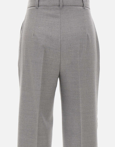 Pantaloni "Lambro" in flanella di lana 2526136022600 007 MAX MARA STUDIO 