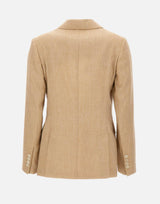 Blazer doppiopetto misto lino e lana M85GIAF02 TES0M047173 ELEVENTY 