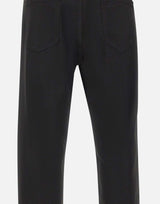 Pantaloni con fit affusolato in denim elasticizzato 50560463 001 BOSS 