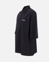 Polo over con logo ricamato AM326JR018 0002 AMIRI 