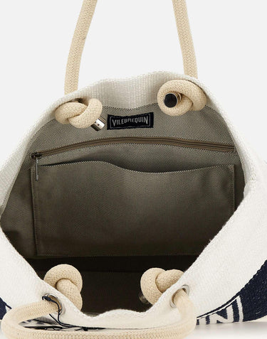 Borsa da spiaggia in cotone BTAE0401 390 VILEBREQUIN 