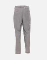 Pantaloni dal fit affusolato in lana vergine 50561986 072 BOSS 