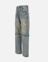 "Duplo Tinted Blowout Jeans" P018 DBLG325LTINDIGO PURPLE BRAND 