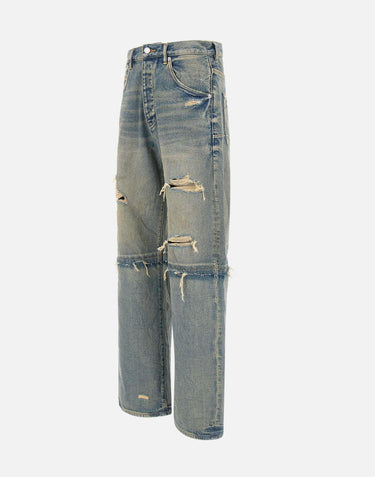 "Duplo Tinted Blowout Jeans" P018 DBLG325LTINDIGO PURPLE BRAND 