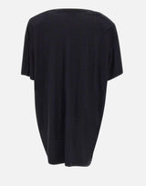 Abito in cotone con spalline imbottite VAQ11T016 BLACK VAQUERA 