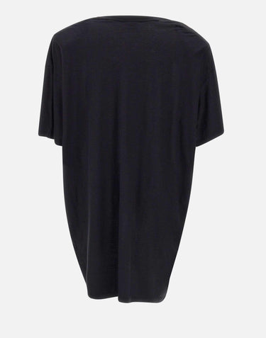 Abito in cotone con spalline imbottite VAQ11T016 BLACK VAQUERA 