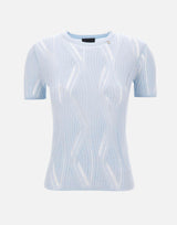 T-shirt in maglia CA6196MA77Q P9580 LIU-JO 