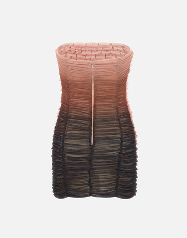 Mini abito in tulle degradé AB83062E3 FF1 ELISABETTA FRANCHI 
