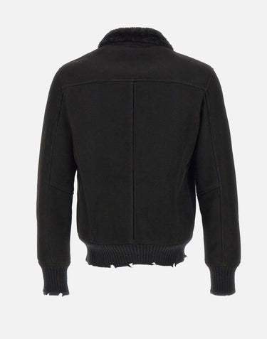 Giacca in shearling GU26F18011MEVL NERO GIORGIO BRATO 