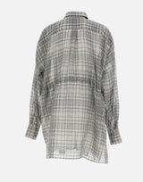Camicia "Zero Waste checked" COPCH94F2065 GRY COPERNI 