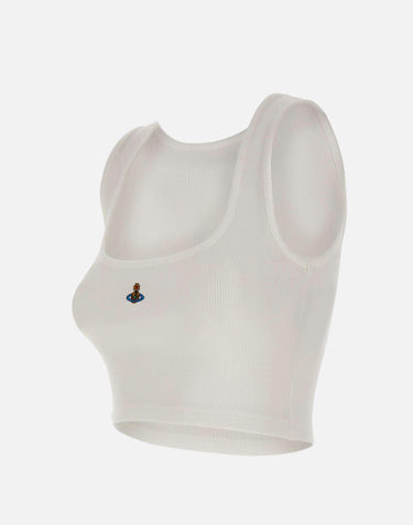 "Cropped rib vest" 1G010011 J009CA401 VIVIENNE WESTWOOD 