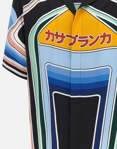 "Graphic mountain shirt" MPF25SH003 06 CASABLANCA 