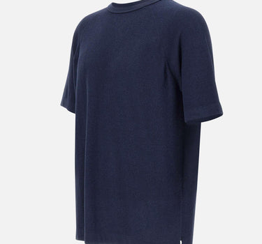 T-shirt "Flak" in tricot cotone e nylon effetto spugna PEU5519 99012254209 PEUTEREY 