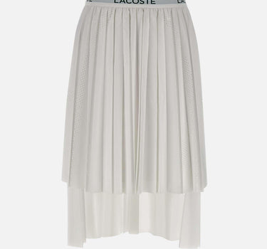 Gonna midi asimmetrica plissettata JF0641 001 LACOSTE 