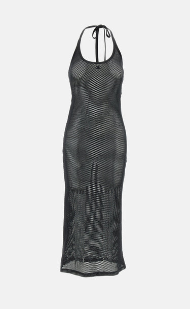 "Holistic mesh long dress" 225JRO625JS0119 9999 COURREGES 