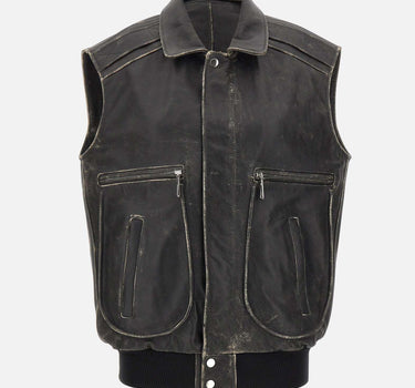 Gilet over in pelle 26EF0W076VA0045 P001 RABANNE 