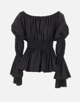 Blusa in tela tecnica 4C195A N0990 BLUMARINE 