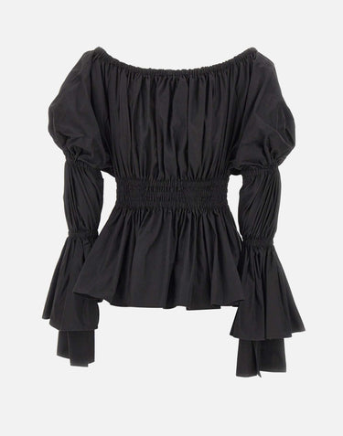 Blusa in tela tecnica 4C195A N0990 BLUMARINE 