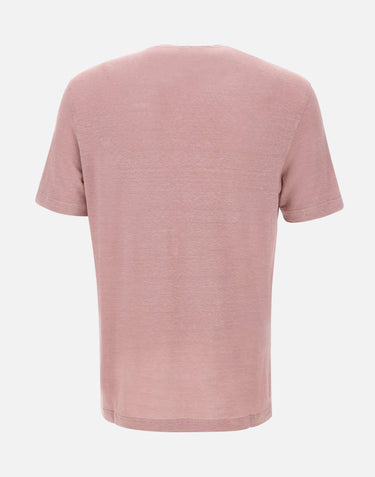 T-shirt in lino TSMC JERLINU411 FILIPPO DE LAURENTIIS 