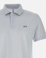 "Print under collar polo shirt" A35115 01 SUN68 