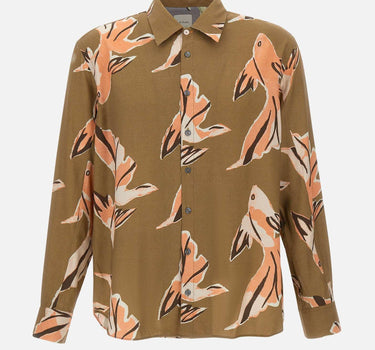 Camicia oversize stampata M1R929ZV02999 32 PAUL SMITH 