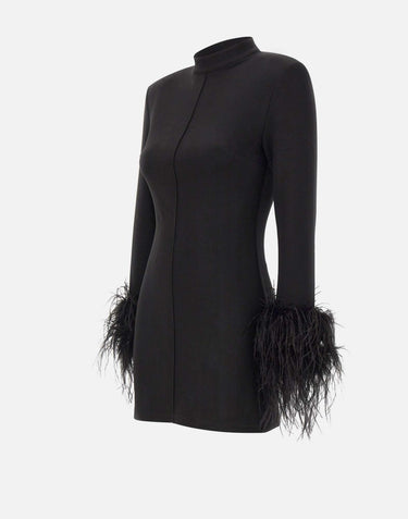 Mini abito "Teide" A0013NER52A NERO TWENTYFOURHAITCH 