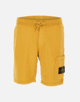 Bermuda in felpa di cotone biologico 6200011S0051 V0034 STONE ISLAND 