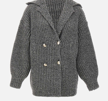 Giacca in maglia di lana CF5402MA65N U9780 LIU-JO 