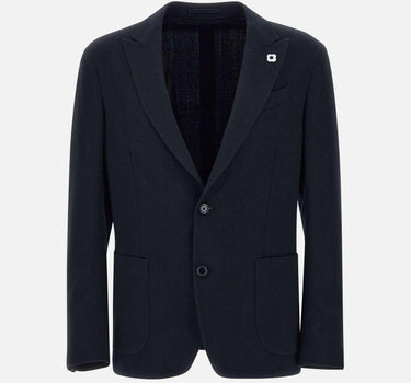 Blazer  in lana e cotone EP6014AE EPAD60502850 LARDINI 