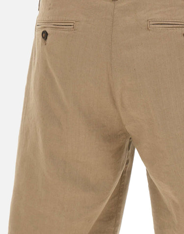 Shorts "Bernini-1" in lino e cotone BB32LS 34160426 RE-HASH 