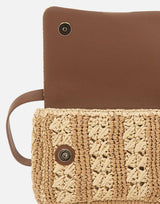 Borsa a tracolla in paglia 50563320 119 BOSS 