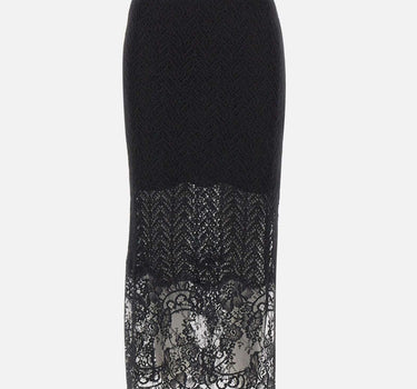 Gonna in maglia 4G075A N0990 BLUMARINE 