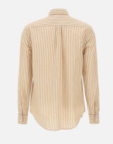 Camicia in cotone e lino classic-Fit 211971514 501 POLO RALPH LAUREN 