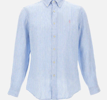 Camicia in lino a righe 710B15594 005 POLO RALPH LAUREN 