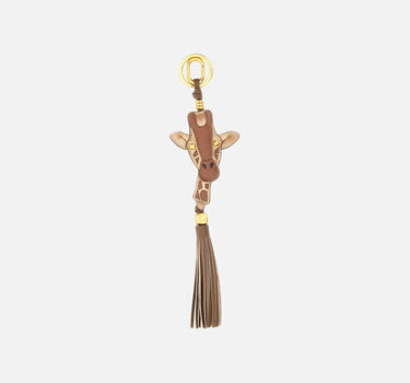 Portachiavi con giraffa PCGIRAFFA05 CARAMELLIGHTGOLD GIANNI CHIARINI 