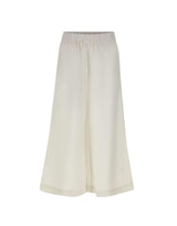 Pantaloni ampi in misto lino L3133 OFFWHITE JC SOPHIE 
