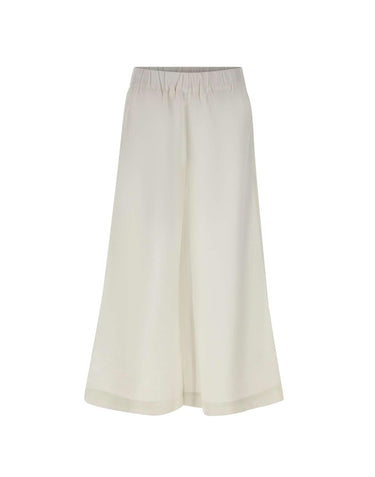 Pantaloni ampi in misto lino L3133 OFFWHITE JC SOPHIE 