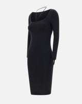 "Sculpting jersey midi dress" PS25191300 004 ANDREADAMO 