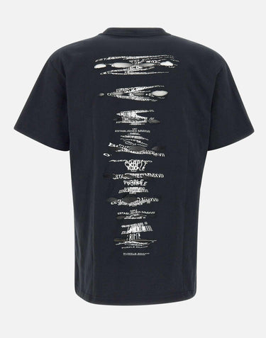 T-shirt "SS Tee Beauty" in cotone P117HBBW225 BLACK PURPLE BRAND 