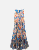 Gonna in seta con motivo paisley floreale WRFA0197 99SAA86X0882 ETRO 
