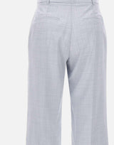 Pantaloni in misto lana e seta M85PANG03 TES0M046130 ELEVENTY 