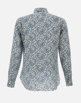 Camicia  in cotone e lino LFU02P0147118U 0001 BARBA 