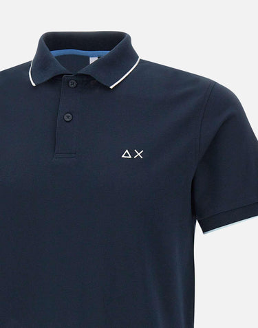 "Small stripes on collar polo" A35110 07 SUN68 