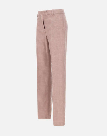 Pantaloni  in lino, lana e seta K85PANG03 TES0K066161 ELEVENTY 